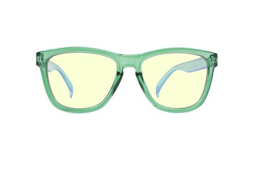 Kreedom - PAISLEY; 45% Blue Light Filtration, Anti-Fog Coating, Anti-Reflective Mirror, Comfort-LITE Frame, Lifetime Warranty - Gloss Crystal Green