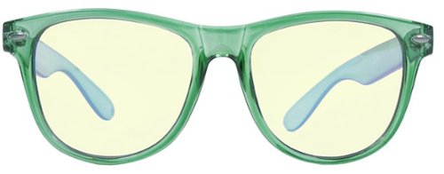 Crusheyes - REVERB; 45% Blue Light Filtration, Anti-Fog Coating, Anti-Reflective Mirror, Comfort-LITE Frame, Lifetime Warranty - Gloss Crystal Green