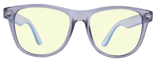 Crusheyes - REVERB; 45% Blue Light Filtration, Anti-Fog Coating, Anti-Reflective Mirror, Comfort-LITE Frame, Lifetime Warranty - Gloss Milky Grey