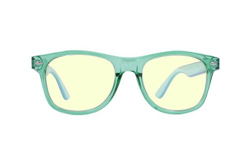 Crusheyes - NOSTALGIC; 45% Blue Light Filtration, Anti-Fog Coating, Anti-Reflective Mirror, Comfort-LITE Frame, Lifetime Warranty - Gloss Crystal Green