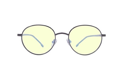 Kreedom - DAVINCI; 45% Blue Light Filtration, Anti-Fog Coating, Anti-Reflective Mirror, Comfort-LITE Frame, Lifetime Warranty - Gloss Gunmetal + Smoke Temple Tips