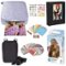 HP - Sprocket Portable Photo Printer Gift Bundle with 2"x3" Zink Photo Paper, Deluxe Case, Album & More - Purple-Front_Standard