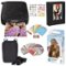 HP - Sprocket Portable Photo Printer Gift Bundle with 2"x3" Zink Photo Paper, Deluxe Case, Album & More - Black-Front_Standard