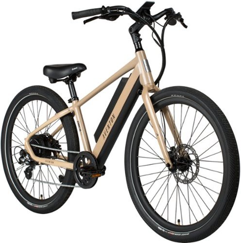 Aventon - The 2021 Pace 500 Step-Over Ebike w/ 40 mile Max Operating Range and 28 MPH Max Speed - SoCal Sand