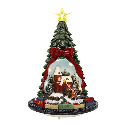 Mr Christmas - 9" Animated Musical Christmas Village Tree