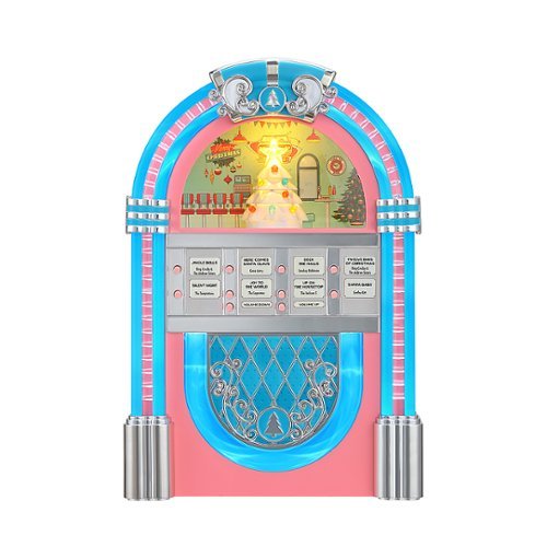 Mr Christmas - 10.5" Vintage Christmas Jukebox - Pink