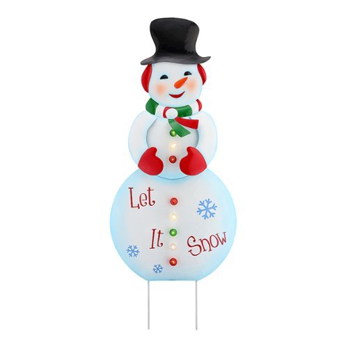 Mr Christmas - Outdoor Metal Snowman Sign