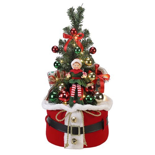 Mr Christmas - 24" Decorative Santa Bag - Elf