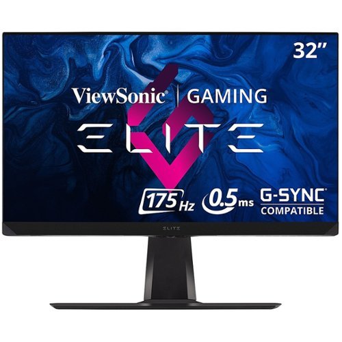 ViewSonic - Elite 32 LCD G-SYNC Monitor with HDR (DisplayPort USB, HDMI) - Black