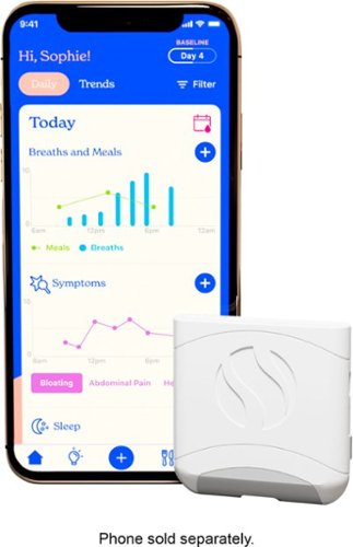 FoodMarble AIRE Bundle - Food intolerance breath test device, including a FODMAP testing kit and 6-week Discovery Plan. - White GLOBAL SHIPPING