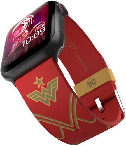 MobyFox - DC Comics - WW84 Crimson Armor Smartwatch Band - Compatible with Apple Watch - Fits 38mm, 40mm, 42mm and 44mm