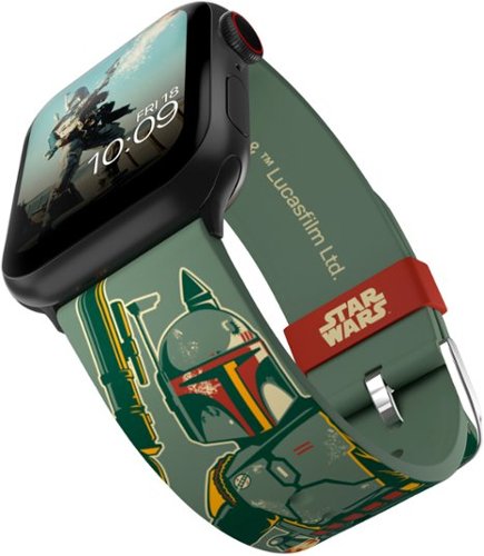 MobyFox - STAR WARS - Boba Fett Smartwatch Band - Compatible with Apple Watch - Fits 38mm, 40mm, 42mm and 44mm