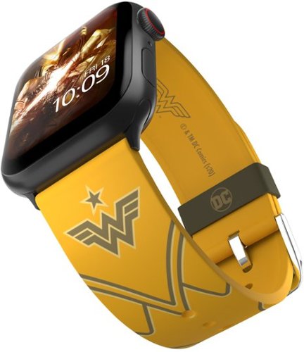MobyFox - DC Comics - WW84 Golden Armor Smartwatch Band - Compatible with Apple Watch - Fits 38mm, 40mm, 42mm and 44mm
