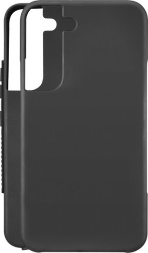  Insignia™ - Dual-Layer Protective Phone Case for Samsung Galaxy S22 - Black