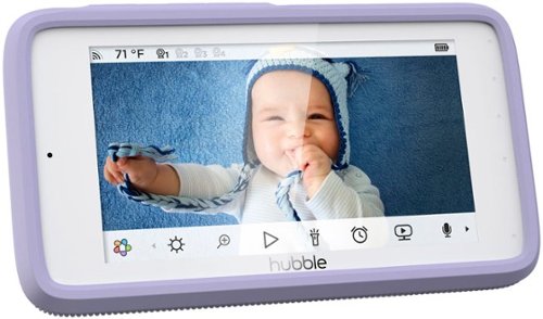 Hubble Connected Nursery Pal Deluxe 5 Smart HD Wi-Fi Video Baby Monitor - White GLOBAL SHIPPING