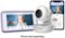 Hubble Connected - Nursery Pal Deluxe 5" Smart HD Wi-Fi Video Baby Monitor - White-Front_Standard
