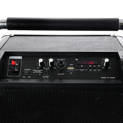 Trexonic - 8 Inch Portable Speaker - Black