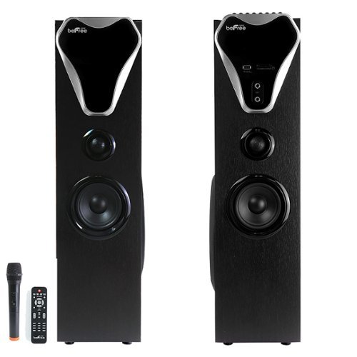 Befree Sound 2.1 Channel Bluetooth Tower Speakers - Black