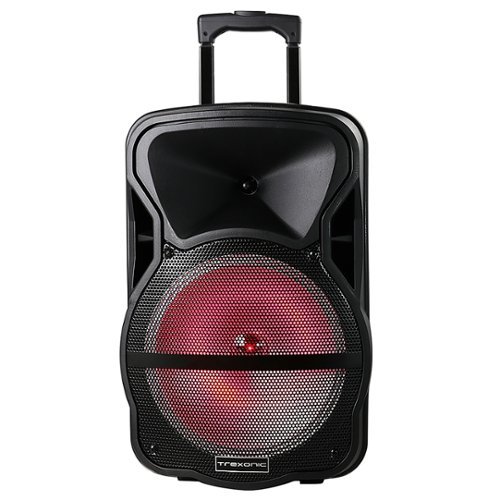 Trexonic - 12 Inch Portable Speaker - Black