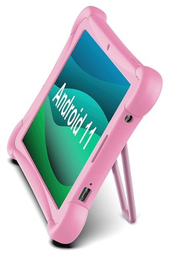 Visual Land Prestige Elite 10QH 10.1" HD Tablet 32GB Storage 2GB Memory with Protective Bumper Case - Pink