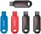 SANDISK - Cruzer Snap 32GB USB 2.0 Type-A Flash Drive (5-Pack) - Black, Red, And Blue-Front_Standard