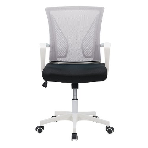 Image of CorLiving - Workspace Ergonomic Mesh Back Office Chair - Grey and White