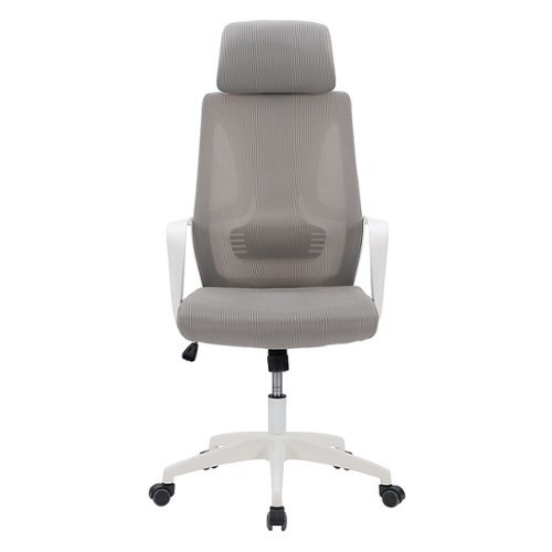 

CorLiving - Workspace Mesh Back Office Chair - Grey and White