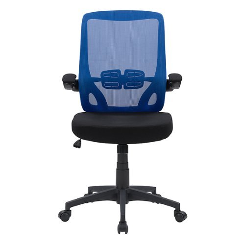 Image of CorLiving - Workspace High Mesh Back Office Chair - Blue