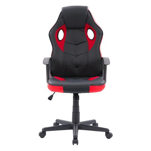 CorLiving - Mad Dog Gaming Chair - Black and Red