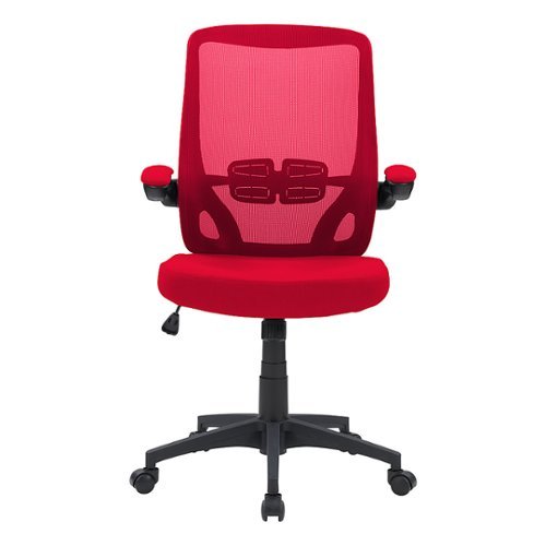 Image of CorLiving - Workspace High Mesh Back Office Chair - Red