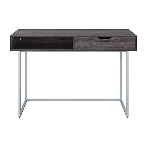 CorLiving - Auston 1-Drawer Desk - Grey