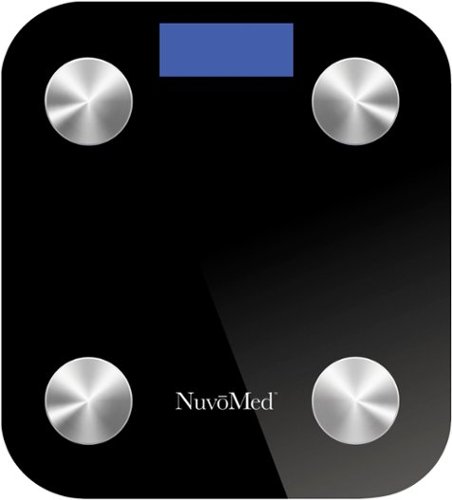 NuvoMed - Bluetooth Body Fat Digital Scale - Black