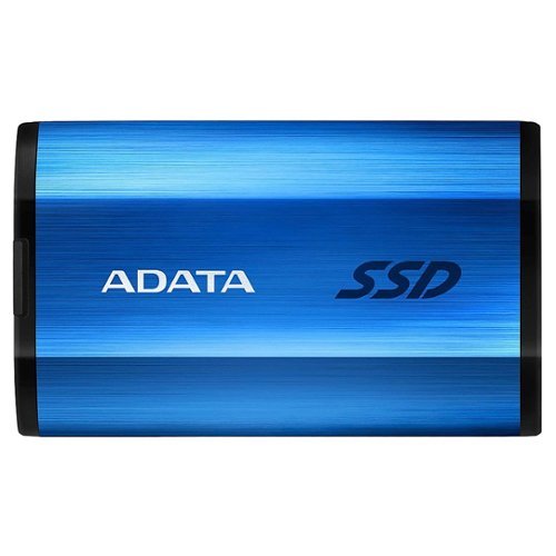 ADATA - SE800 512GB IP68 Rugged SuperSpeed External USB 3.2 Gen 2 USB-C Portable SSD - Blue