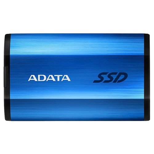 ADATA - SE800 1TB IP68 Rugged SuperSpeed External USB 3.2 Gen 2 USB-C Portable SSD - Blue
