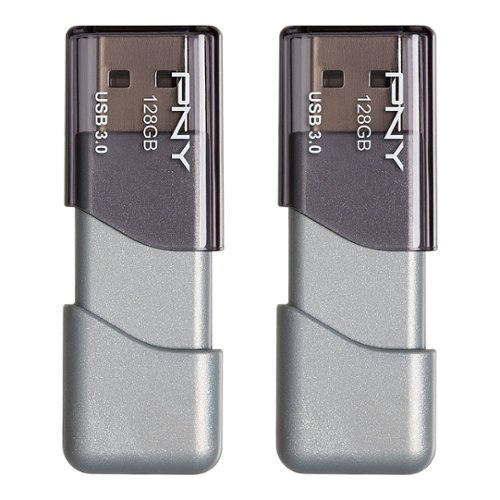 PNY - Turbo AttachÃ© 3 128GB USB 3.0 Flash Drive, 2-Pack