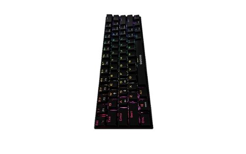 GAMDIAS GD-HERMES E3 60% RGB Wired BLUE Switch Mechanical Keyboard - Black HOW TO BUY