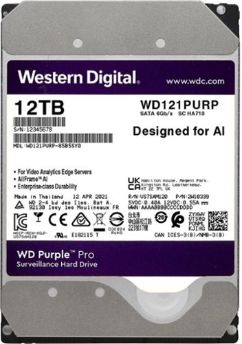 WD Purple Pro 12TB Surveillance Internal Hard Drive SHOP ONLINE