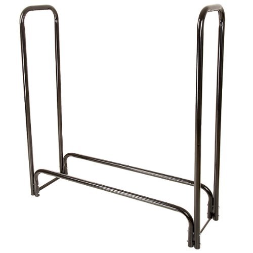 Nature Spring - Adjustable 4-Foot Steel Log Rack - Black-Alt_View_Standard_14 