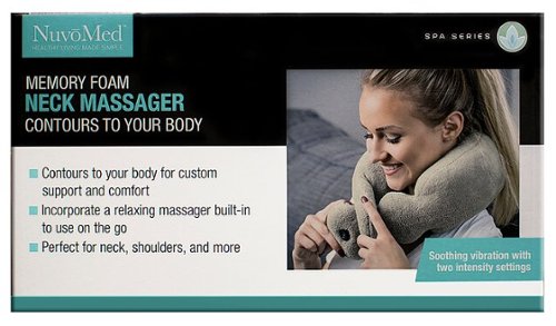 NuvoMed Memory Foam Neck Massager Gray Okinus Online Shop