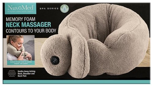 NuvoMed Memory Foam Neck Massager - Gray BUY IN SAUDI ARABIA