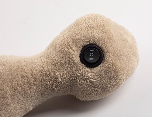 NuvoMed Memory Foam Neck Massager - Gray GLOBAL SHIPPING