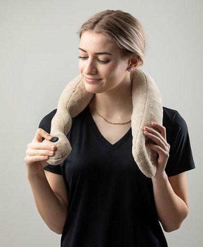 NuvoMed Memory Foam Neck Massager - Gray SHOP ONLINE