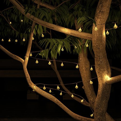 Nature Spring - 22-Foot Solar Outdoor Globe LED String Lights - Warm White-Alt_View_Standard_15 