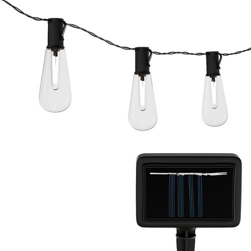 Nature Spring 14-Foot Solar Outdoor Vintage LED String Lights - Copper SHOP ONLINE