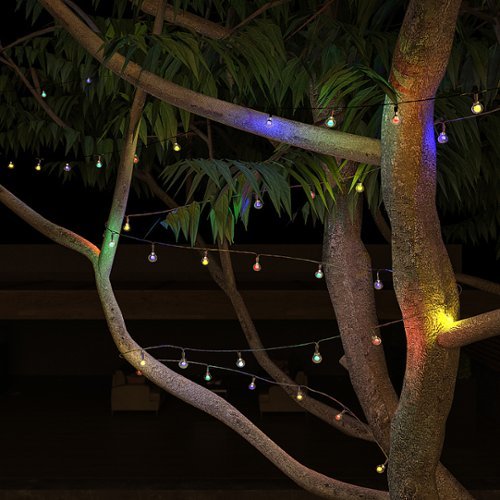 Nature Spring 22-Foot Solar Outdoor Globe LED String Lights - Multi-Color WHERE TO BUY