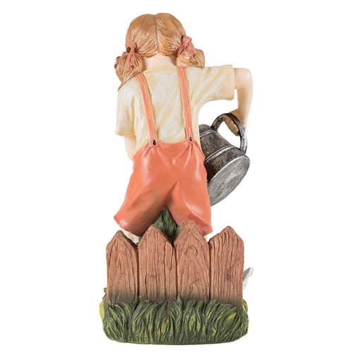 Nature Spring Solar Outdoor LED Light Garden Statue - Peach HOW TO BUY