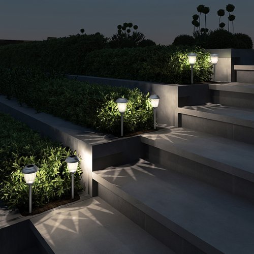 Nature Spring Solar Path Lights (Set of 8) - Gunmetal WHERE TO BUY