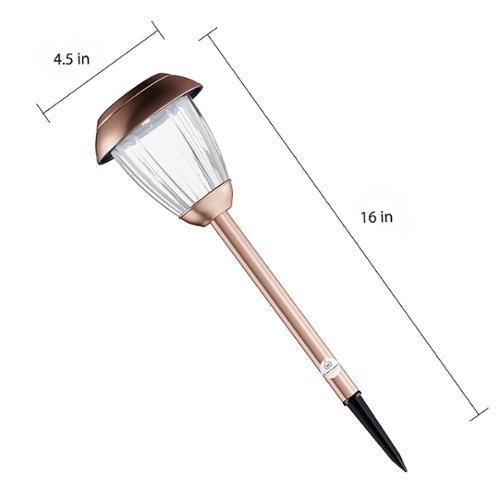 Nature Spring Solar Powered Lantern with LED Flickering Candle - Copper WORLDWIDE DELIVERY