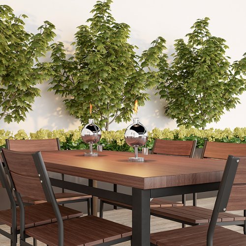 Nature Spring Tabletop Metal Citronella Torch Lamp - Stainless Steel WHERE TO BUY