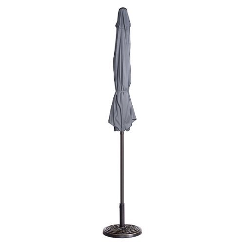 Nature Spring - 9-Foot Patio Umbrella - Gray-Alt_View_Standard_18 